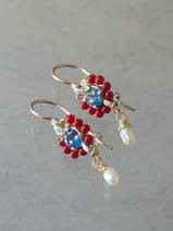 beautiful, hand made earrings with gemstones - Ottomania.nl